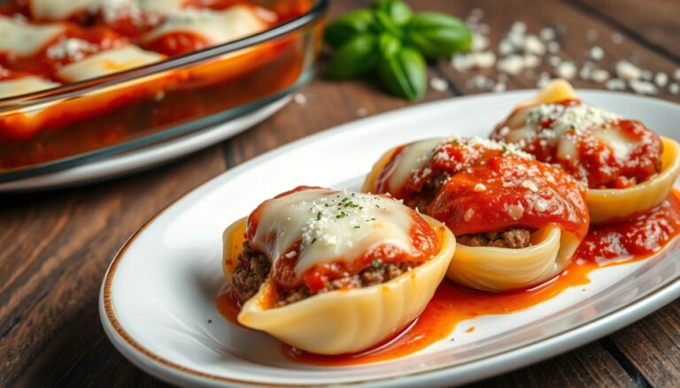 stuffed shells recipe with meat